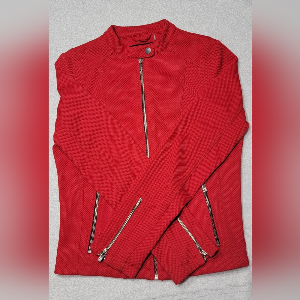 Black Rivet Red Jacket - Picture 8 of 10